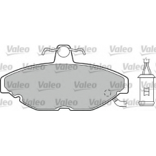 551023 VALEO Комплект тормозных колодок, дисковый тормоз