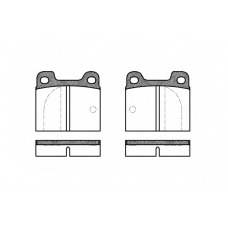 2003.00 ROADHOUSE Комплект тормозных колодок, дисковый тормоз