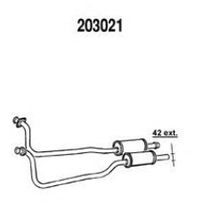 394320302100 MAGNETI MARELLI Выпускной трубопровод