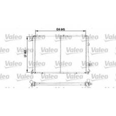 730547 VALEO Радиатор, охлаждение двигателя