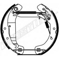 6248 TRUSTING Комплект тормозных колодок