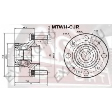 MTWH-CJR ASVA Ступица колеса