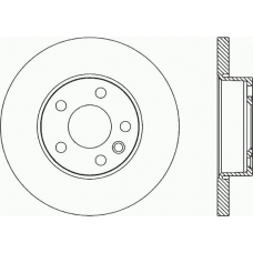 BDA1842.10 OPEN PARTS Тормозной диск