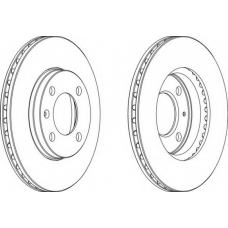 DDF175C-1 FERODO Тормозной диск