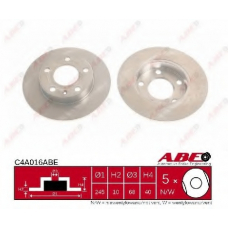 C4A016ABE ABE Тормозной диск