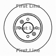 FBD1206 FIRST LINE Тормозной диск