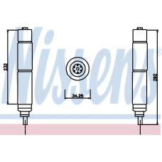 95336 NISSENS Осушитель, кондиционер