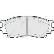 PAD878 APEC Комплект тормозных колодок, дисковый тормоз
