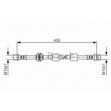 1 987 476 170 BOSCH Тормозной шланг