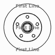 FBD566 FIRST LINE Тормозной диск