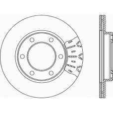 BDR1833.20 OPEN PARTS Тормозной диск