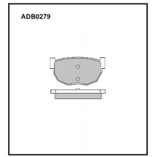 ADB0279 Allied Nippon Тормозные колодки