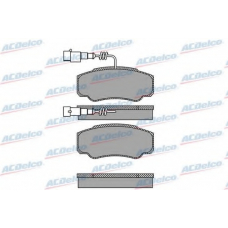 AC058885AD AC Delco Комплект тормозных колодок, дисковый тормоз