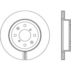 BDA2353.20 OPEN PARTS Тормозной диск