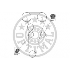 SK-1637 OPTIMAL Комплект ремня грм