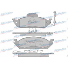 AC838281D AC Delco Комплект тормозных колодок, дисковый тормоз