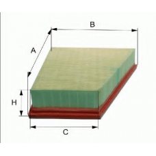 WA6552 WIX Воздушный фильтр