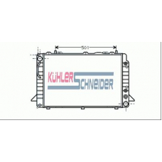 5014101 KUHLER SCHNEIDER Радиатор, охлаждение двигател