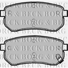 BBP1932 BORG & BECK Комплект тормозных колодок, дисковый тормоз