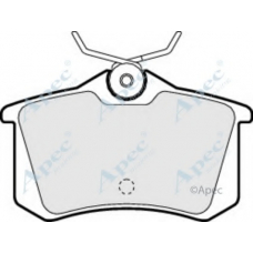 PAD981 APEC Комплект тормозных колодок, дисковый тормоз