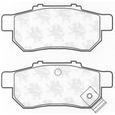 BP836 QUINTON HAZELL Комплект тормозных колодок, дисковый тормоз