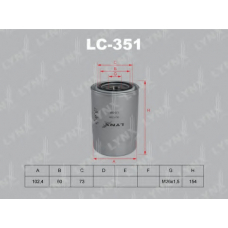LC-351 LYNX Фильтр масляный