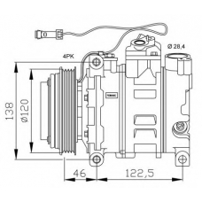 32167G NRF Компрессор, кондиционер