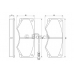 0 986 424 176 BOSCH Комплект тормозных колодок, дисковый тормоз