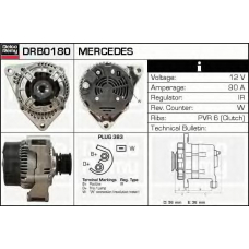 DRB0180 DELCO REMY Генератор