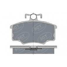 SP 186 SCT Комплект тормозных колодок, дисковый тормоз