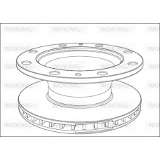 NSA1014.20 WOKING Тормозной диск