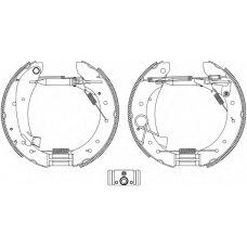 R1319 PAGID Комплект тормозных колодок