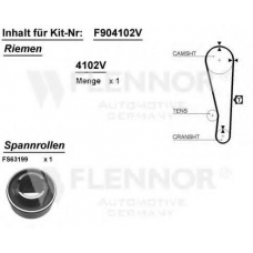 F904102V FLENNOR Комплект ремня грм