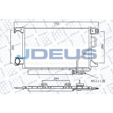 717M43 JDEUS Конденсатор, кондиционер