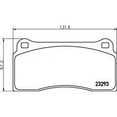 8DB 355 008-981 HELLA PAGID Комплект тормозных колодок, дисковый тормоз