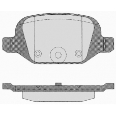 609.0 RAICAM Комплект тормозных колодок, дисковый тормоз