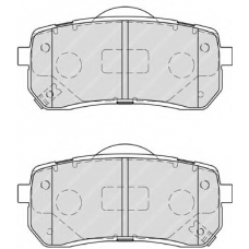 FSL4114 FERODO Комплект тормозных колодок, дисковый тормоз