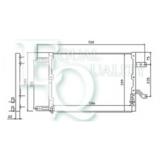 CO0309 EQUAL QUALITY Конденсатор, кондиционер