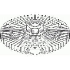 401 185 TOPRAN Сцепление, вентилятор радиатора
