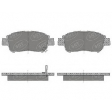 SP 601 PR SCT Комплект тормозных колодок, дисковый тормоз