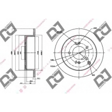 BD1362 DJ PARTS Тормозной диск