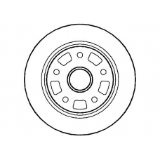 NBD 663 NATIONAL Тормозной диск