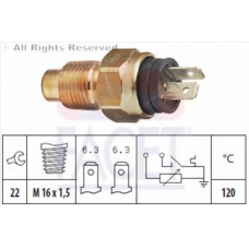 7.3509 FACET Датчик, температура охлаждающей жидкости