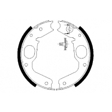 0 986 487 719 BOSCH Комплект тормозных колодок; Комплект тормозных кол