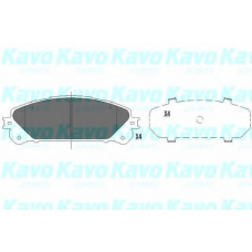 KBP-9116 KAVO PARTS Комплект тормозных колодок, дисковый тормоз