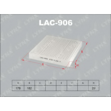 LAC-906 LYNX Cалонный фильтр