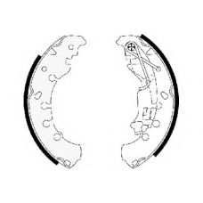 8DB 355 002-961 HELLA PAGID Комплект тормозных колодок