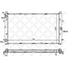 10-25008-SX STELLOX Радиатор, охлаждение двигателя