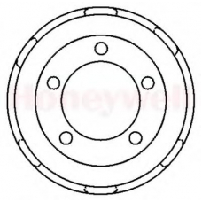 329258B BENDIX Тормозной барабан