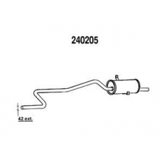 394324020500 MAGNETI MARELLI Выпускной трубопровод